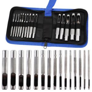 15-piece FIT leather punch set