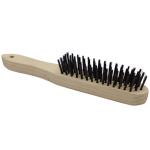 3" 5-row manual wire brush