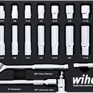 German Wiha 3/8" 22-piece bit set (in case)