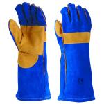 Blue Pakistani welding gloves