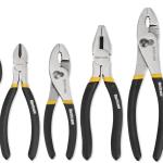 3pc chromium pliers set + 7pc 6" cutter + 6" long-nose pliers