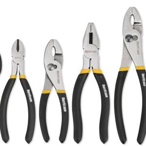 3pc chromium pliers set + 7pc 6" cutter + 6" long-nose pliers