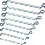 8-10-12-13-17mm chromium box wrench set