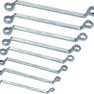 8-10-12-13-17mm chromium box wrench set