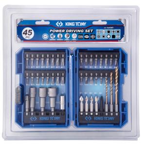 1/4"-1/2" 45pc 10-32mm bit set plastic case