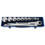 3/4" 15pc 22-50mm chromium bit set