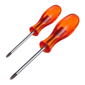 2pc SL6.5x100mm + PH2x100mm orange screwdrivers