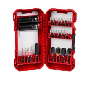 26pc angle bit system set plastic case
