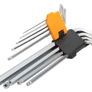 1.5-10mm 9pc extra-long ball-end Allen key set
