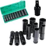 1/2" 10-24mm long impact bit set