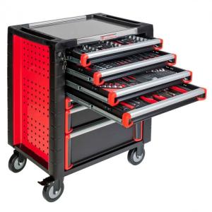 7-drawer 163pc complete trolley