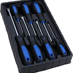 7-piece flat/cross screwdriver set case AH145078-8  