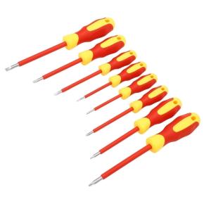 8-piece insulated flat/cross screwdriver set KWG  