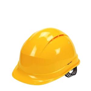 Yellow helmet without accessories  