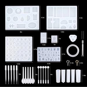 229-piece clear silicone set  